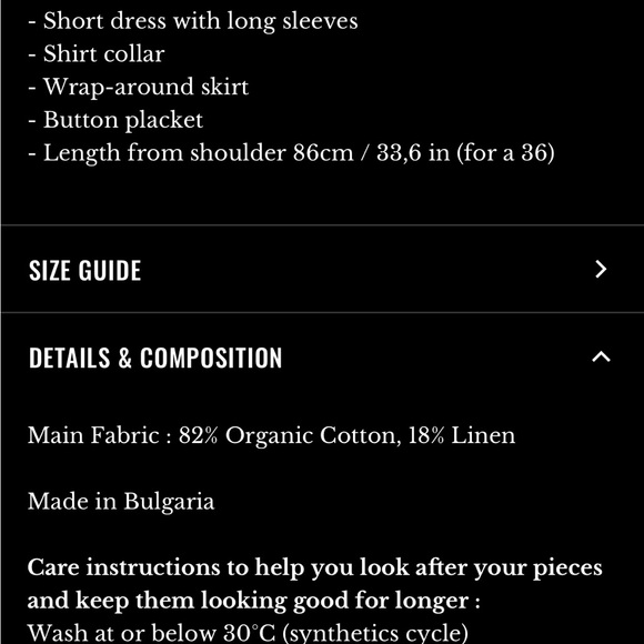 COPY - Sezane print dress NWT - Picture 4 of 4